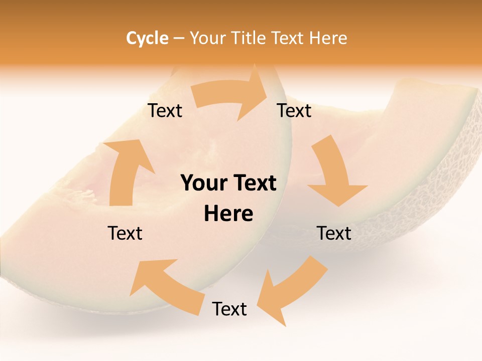 Cantaloupe Juicy Healthy PowerPoint Template