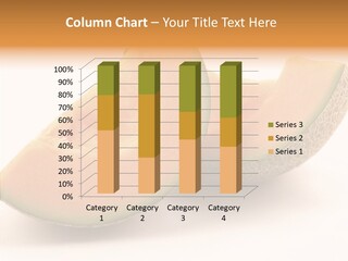 Cantaloupe Juicy Healthy PowerPoint Template