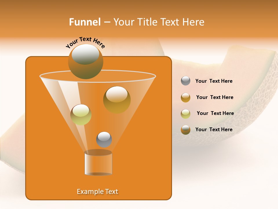 Cantaloupe Juicy Healthy PowerPoint Template