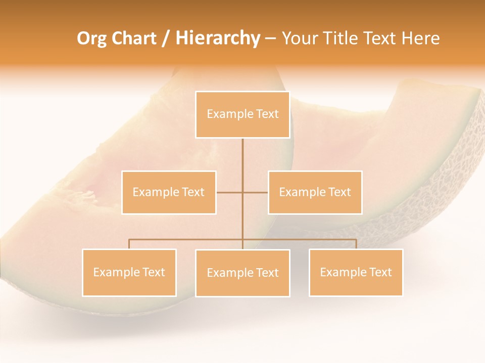 Cantaloupe Juicy Healthy PowerPoint Template