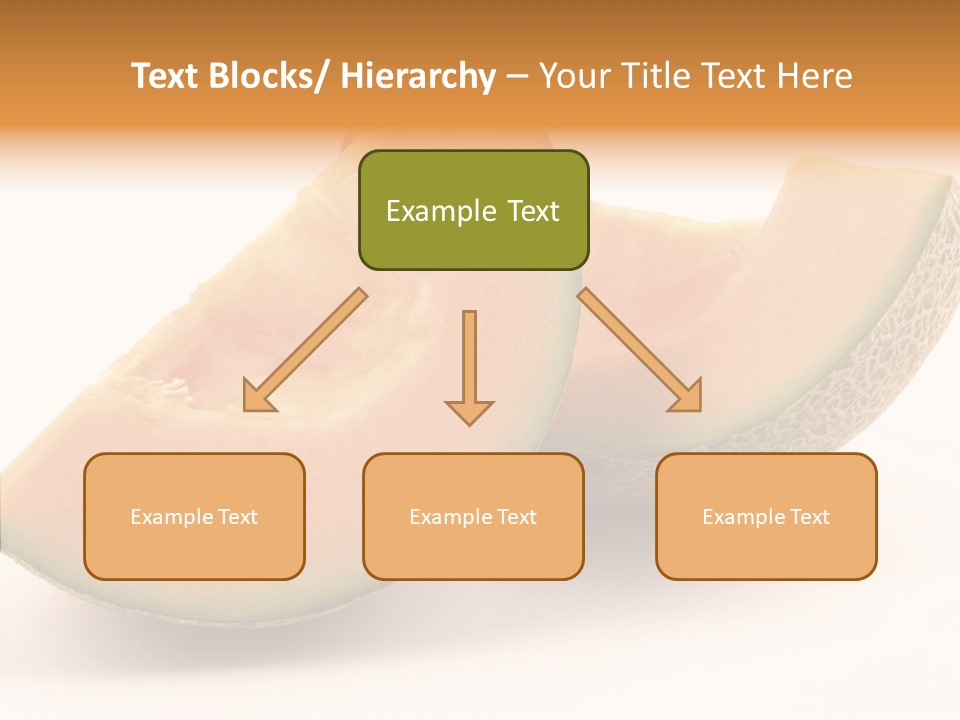 Cantaloupe Juicy Healthy PowerPoint Template