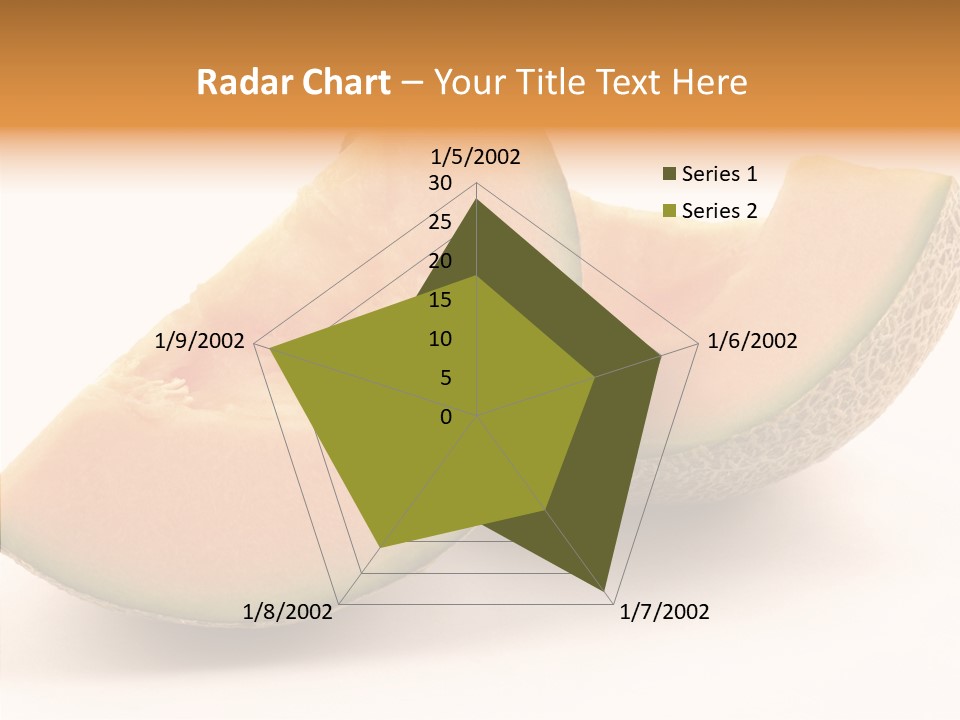 Cantaloupe Juicy Healthy PowerPoint Template