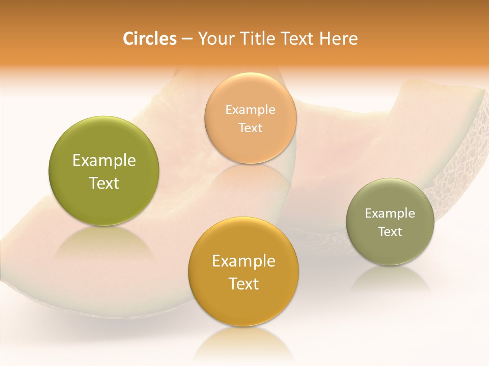 Cantaloupe Juicy Healthy PowerPoint Template