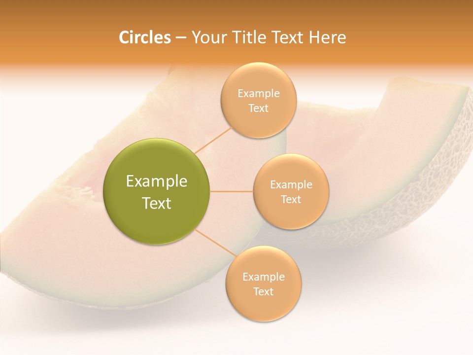 Cantaloupe Juicy Healthy PowerPoint Template