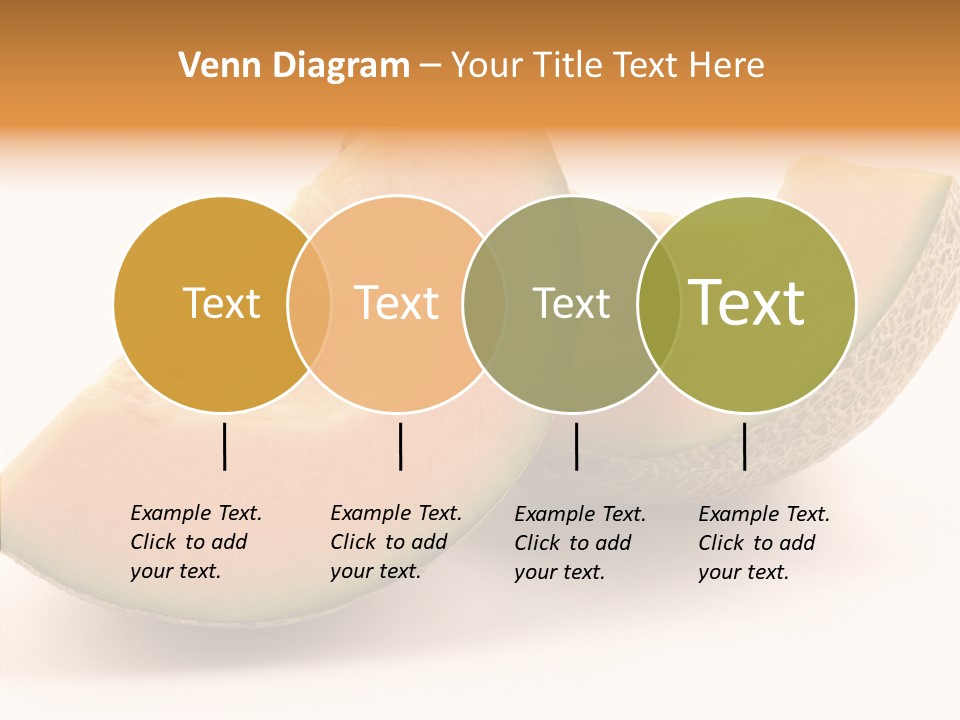 Cantaloupe Juicy Healthy PowerPoint Template