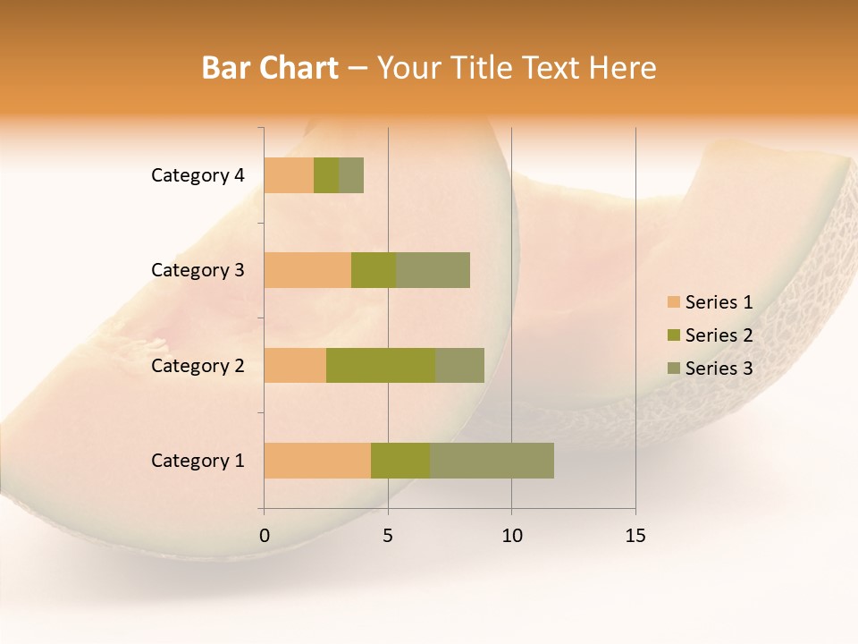 Cantaloupe Juicy Healthy PowerPoint Template