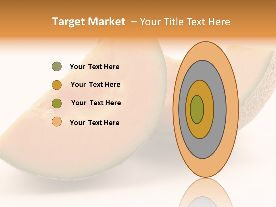 Cantaloupe Juicy Healthy PowerPoint Template