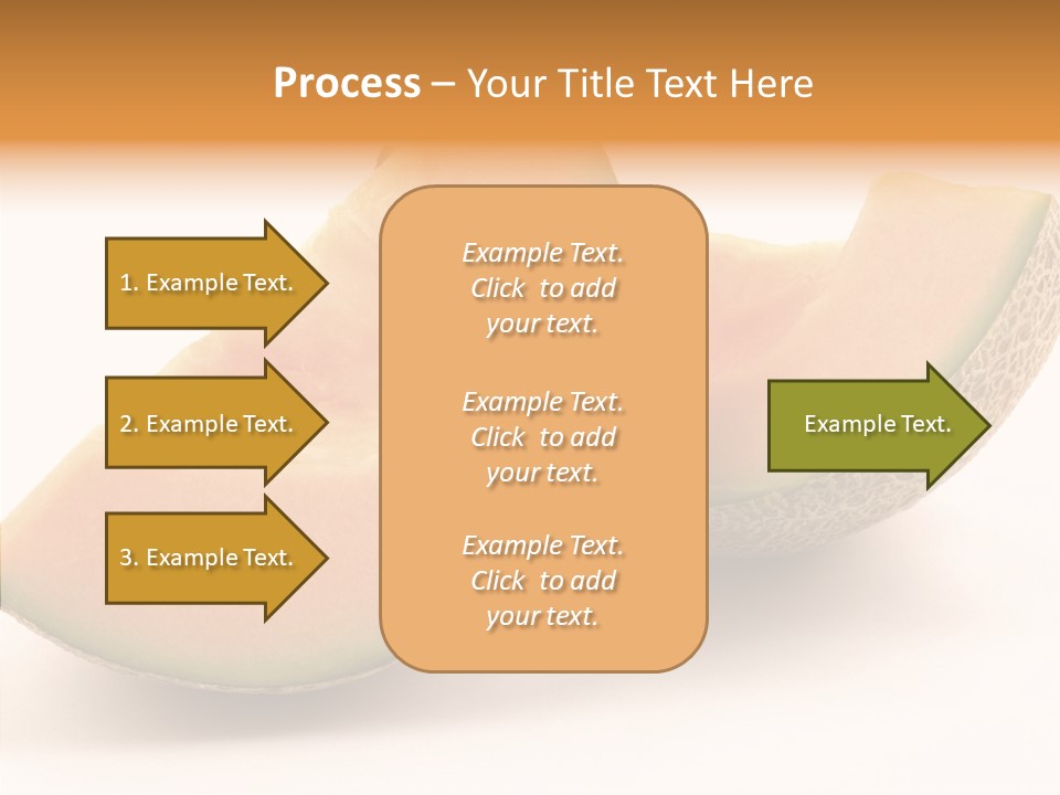 Cantaloupe Juicy Healthy PowerPoint Template