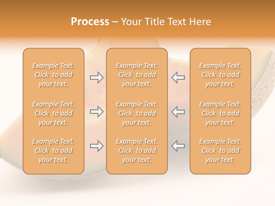 Cantaloupe Juicy Healthy PowerPoint Template