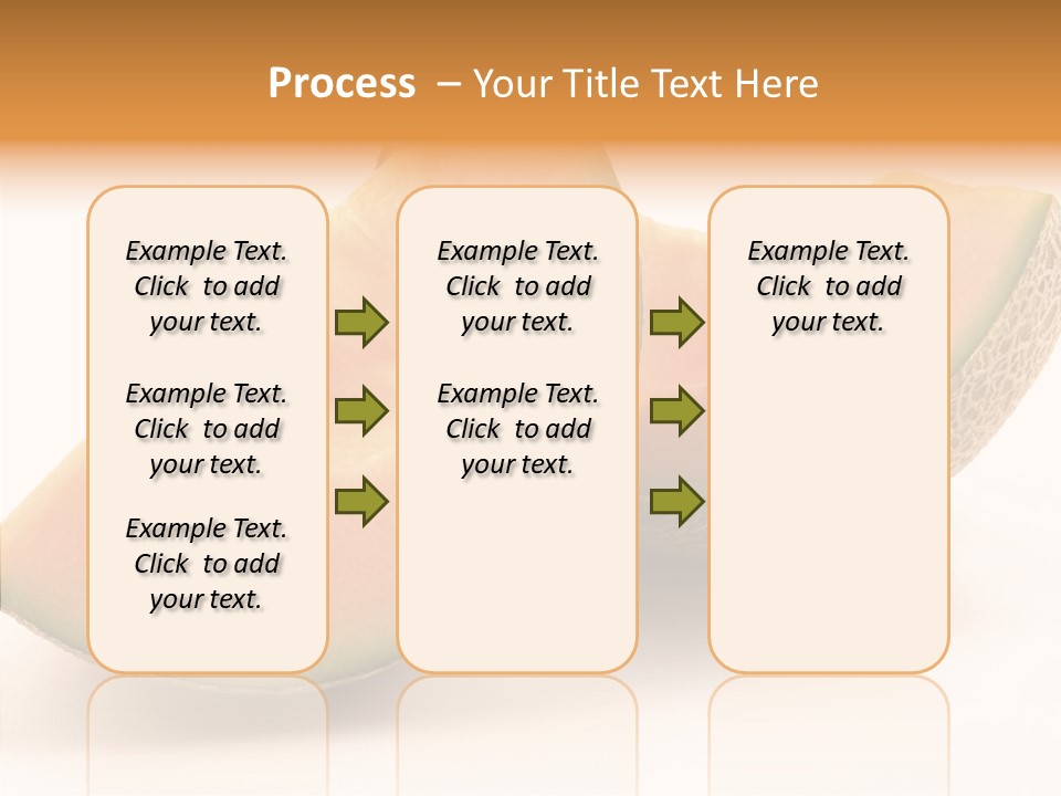 Cantaloupe Juicy Healthy PowerPoint Template