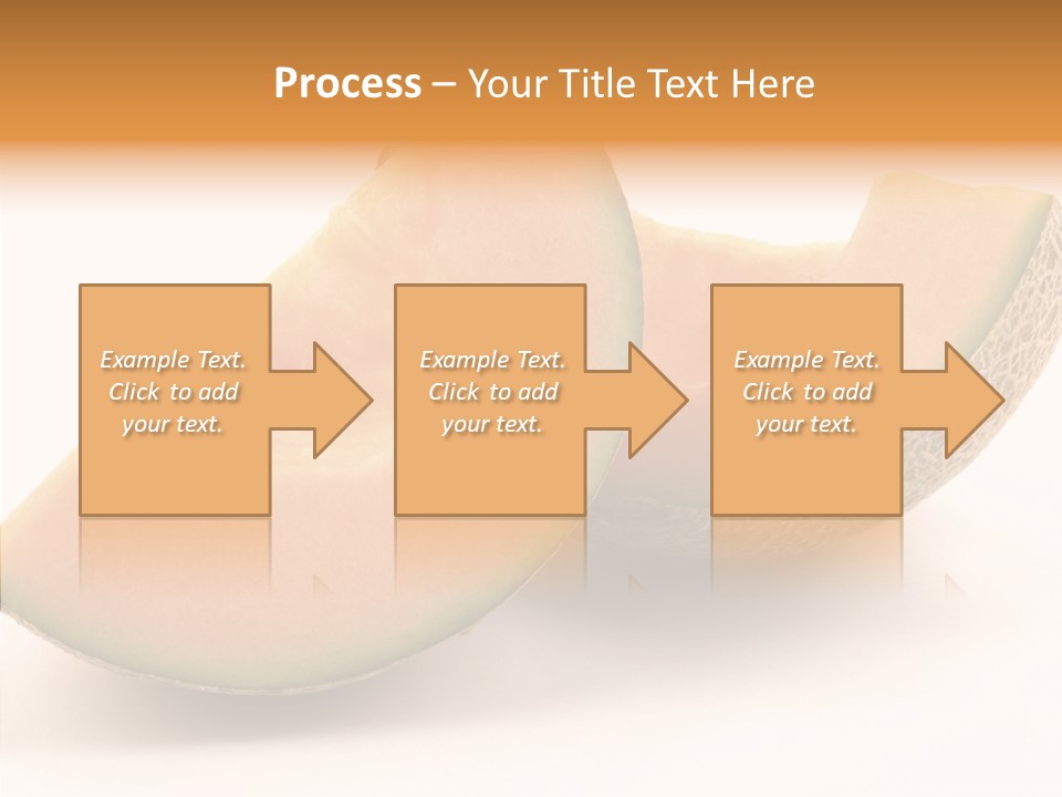 Cantaloupe Juicy Healthy PowerPoint Template