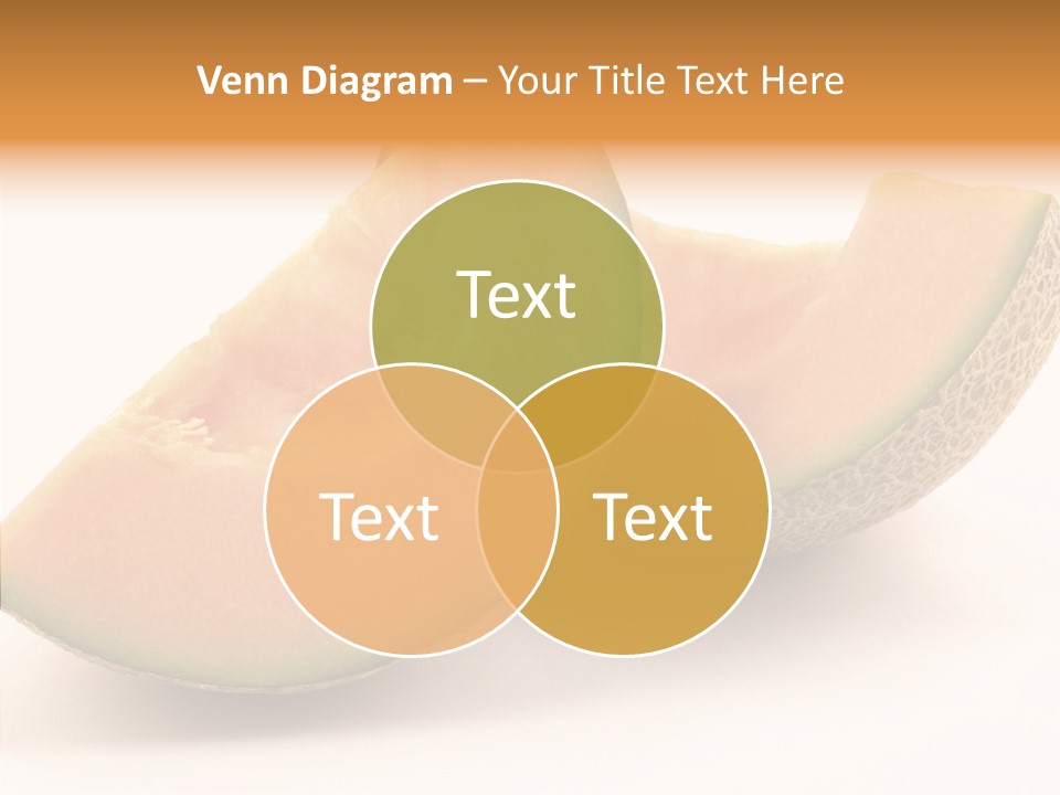 Cantaloupe Juicy Healthy PowerPoint Template