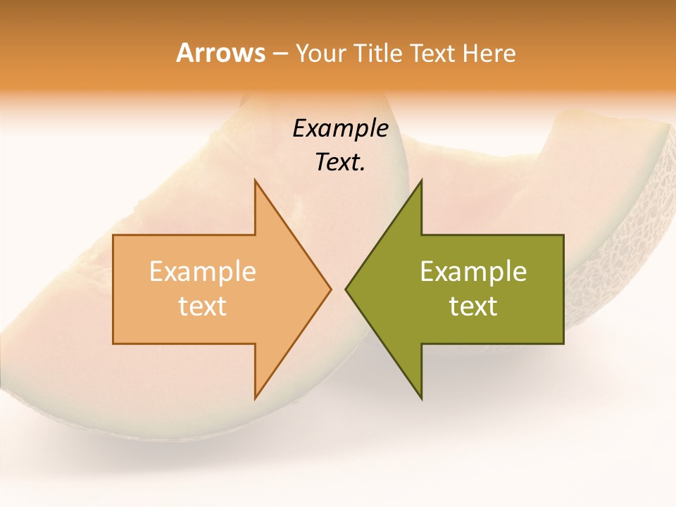 Cantaloupe Juicy Healthy PowerPoint Template