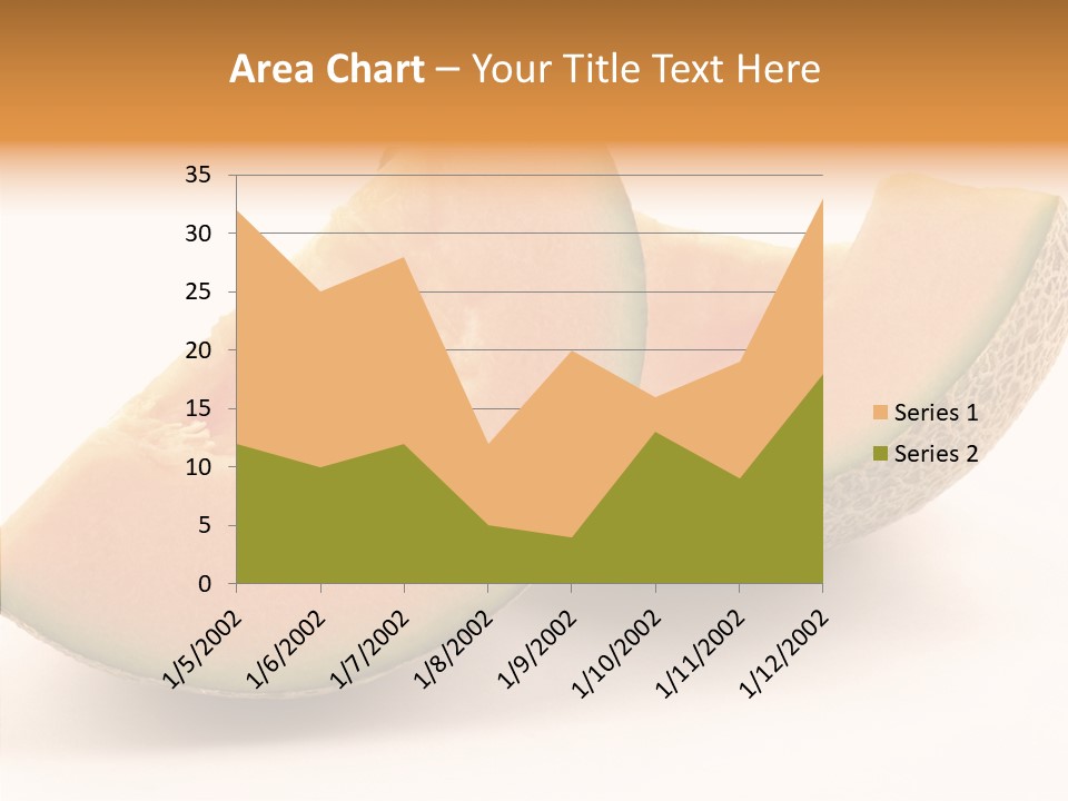 Cantaloupe Juicy Healthy PowerPoint Template