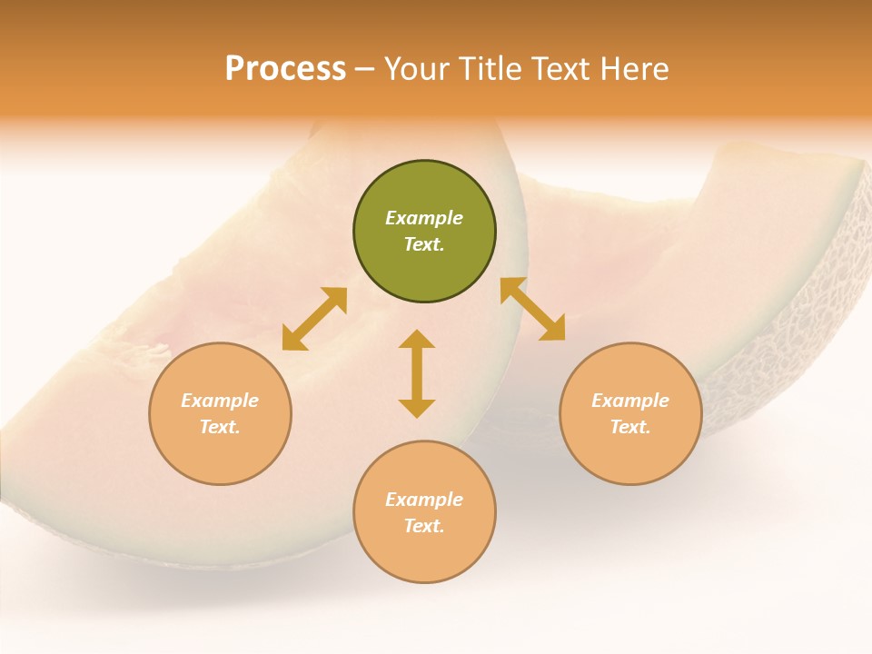 Cantaloupe Juicy Healthy PowerPoint Template