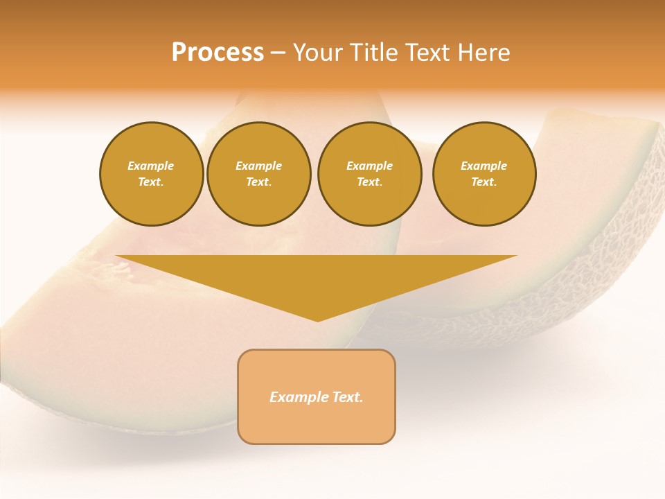 Cantaloupe Juicy Healthy PowerPoint Template