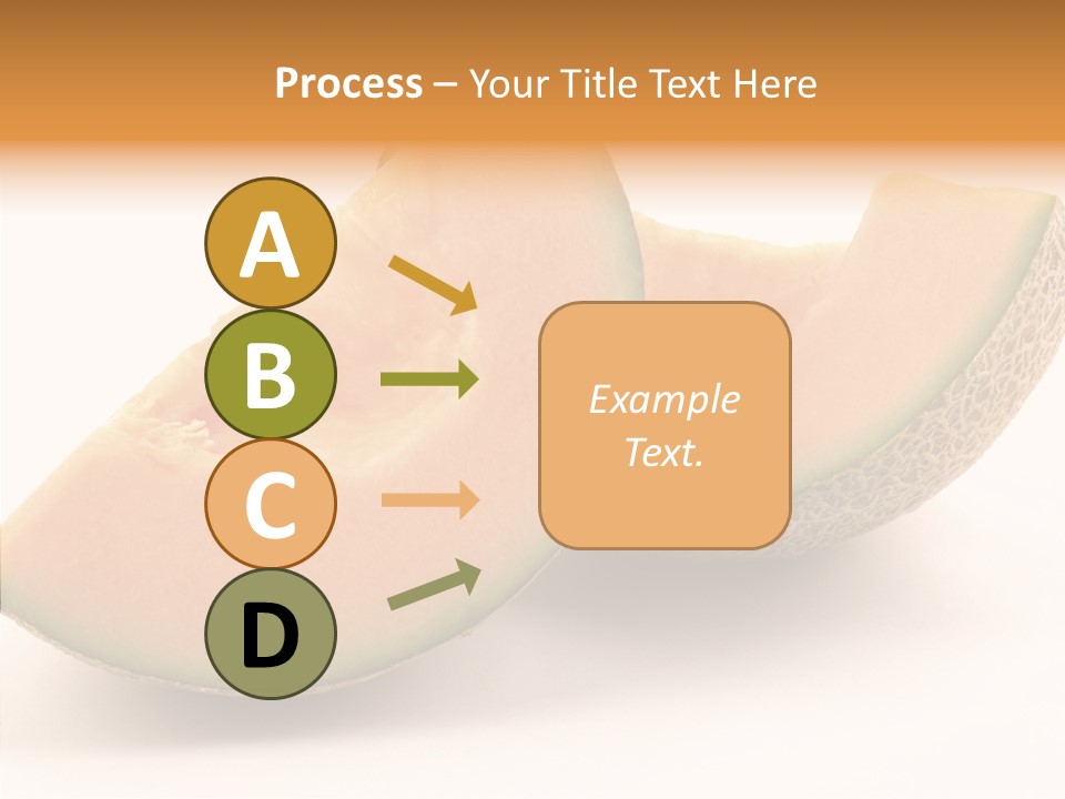 Cantaloupe Juicy Healthy PowerPoint Template