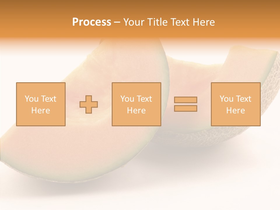 Cantaloupe Juicy Healthy PowerPoint Template