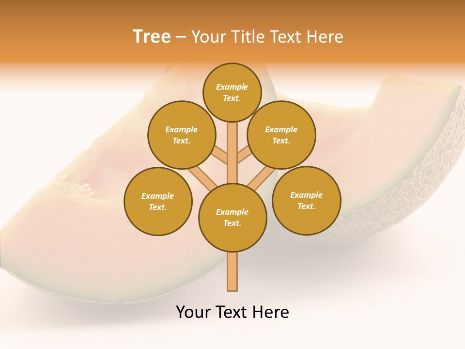 Cantaloupe Juicy Healthy PowerPoint Template
