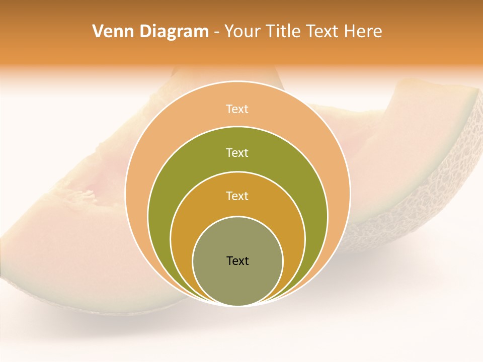 Cantaloupe Juicy Healthy PowerPoint Template