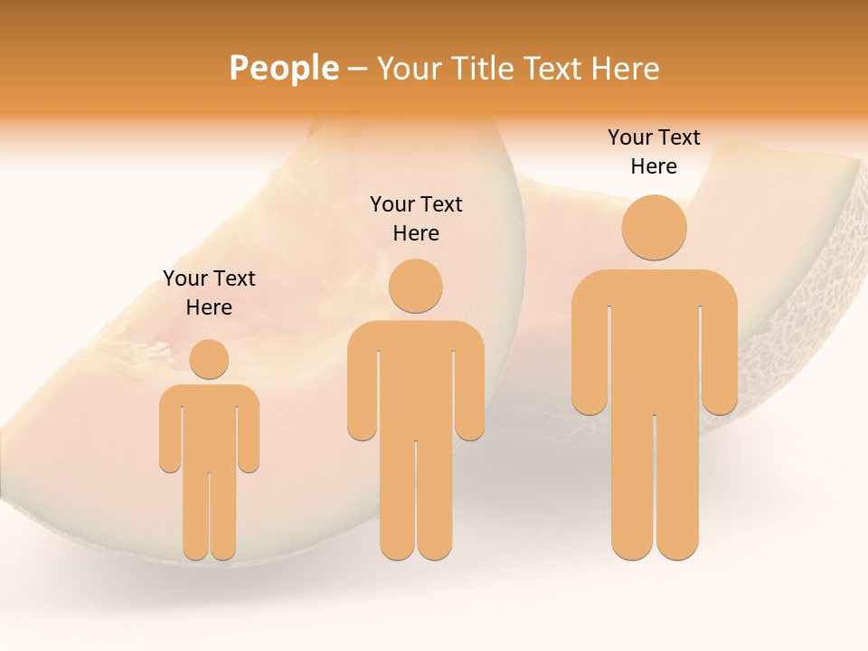 Cantaloupe Juicy Healthy PowerPoint Template