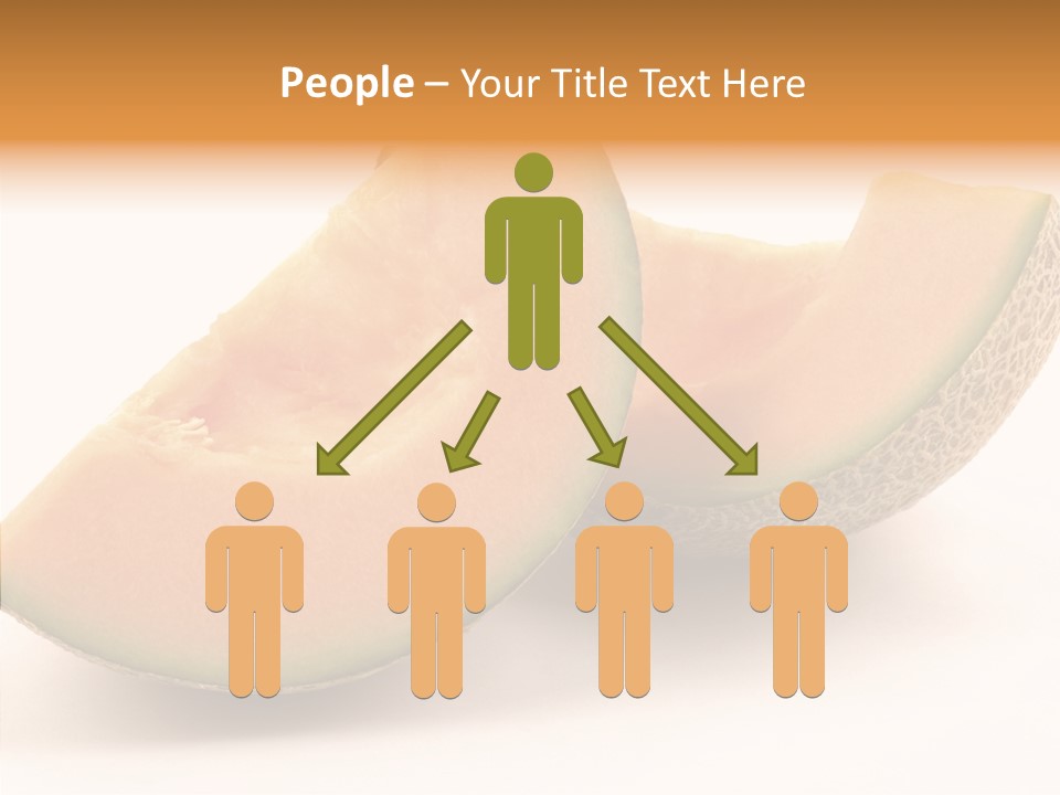 Cantaloupe Juicy Healthy PowerPoint Template