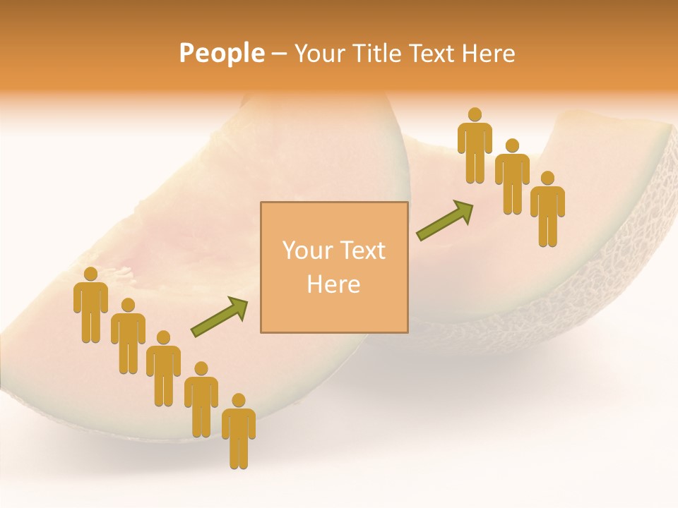 Cantaloupe Juicy Healthy PowerPoint Template