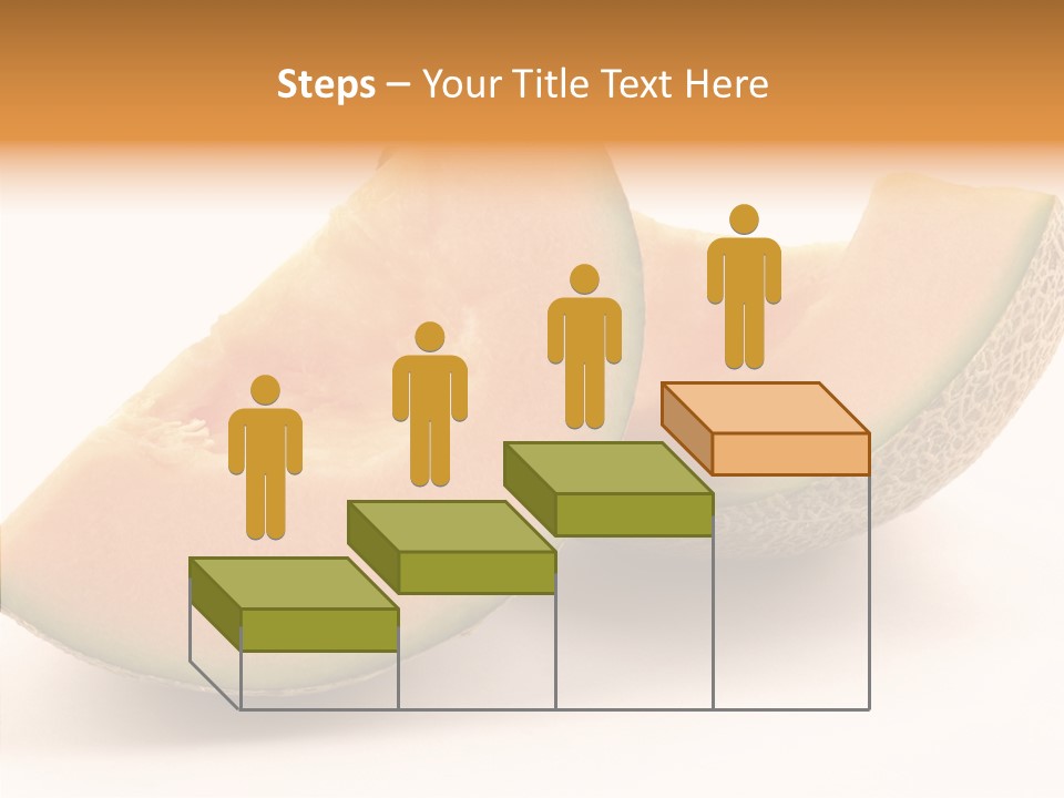 Cantaloupe Juicy Healthy PowerPoint Template