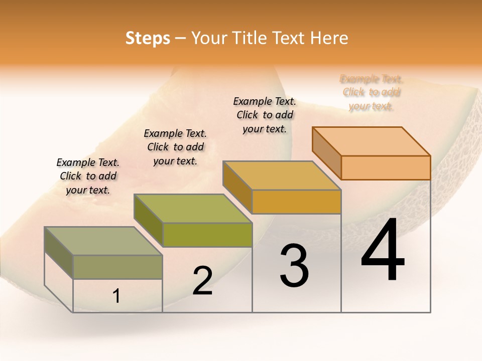 Cantaloupe Juicy Healthy PowerPoint Template