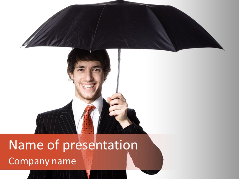 Per On Writing Table PowerPoint Template