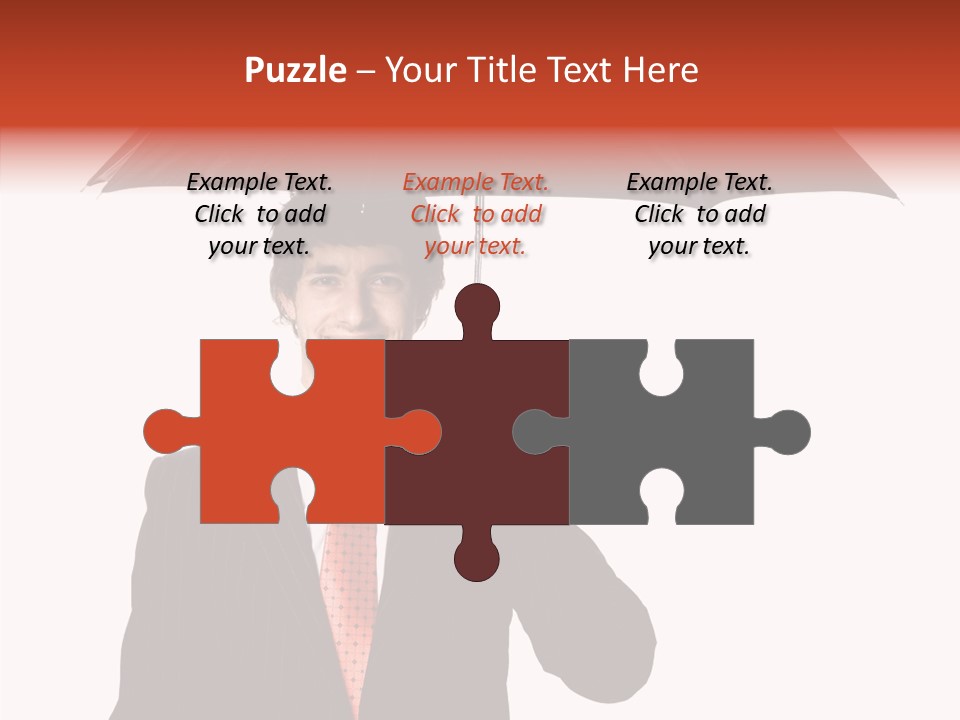 Per On Writing Table PowerPoint Template