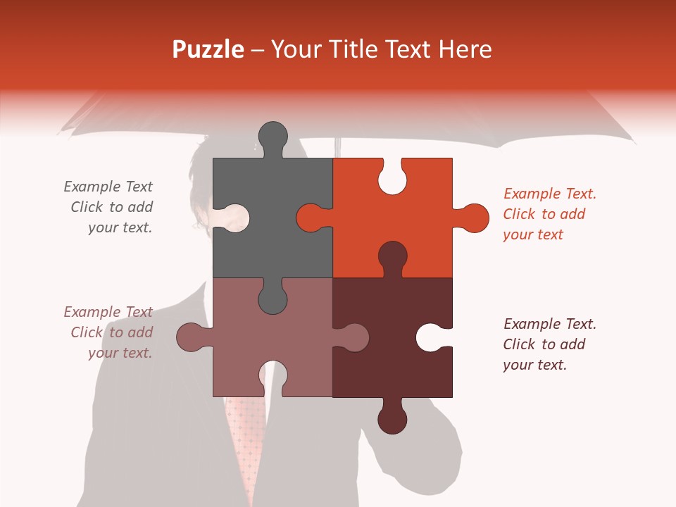 Per On Writing Table PowerPoint Template