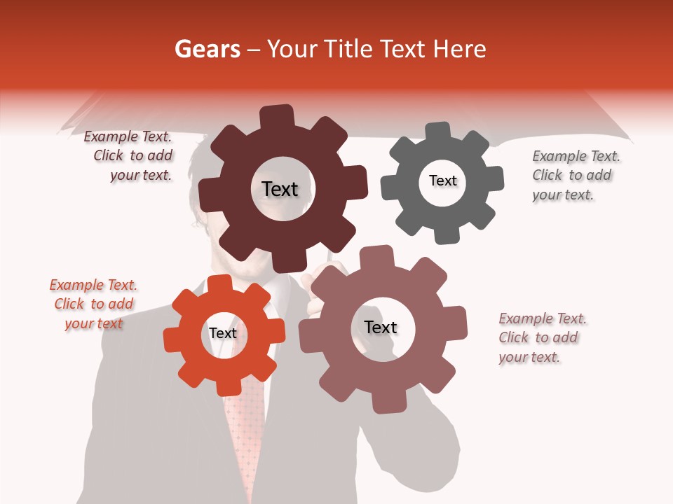 Per On Writing Table PowerPoint Template