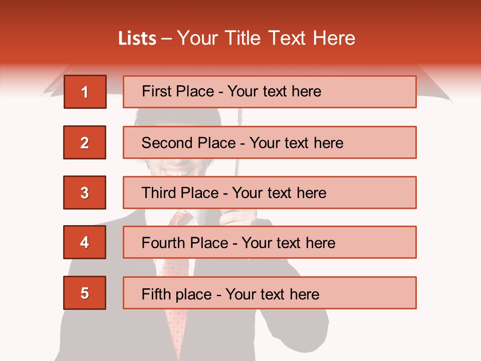 Per On Writing Table PowerPoint Template