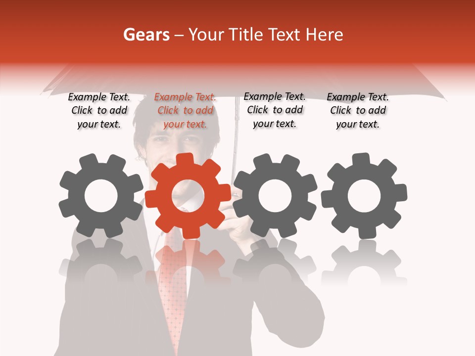 Per On Writing Table PowerPoint Template