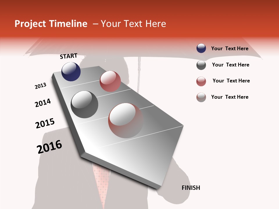 Per On Writing Table PowerPoint Template