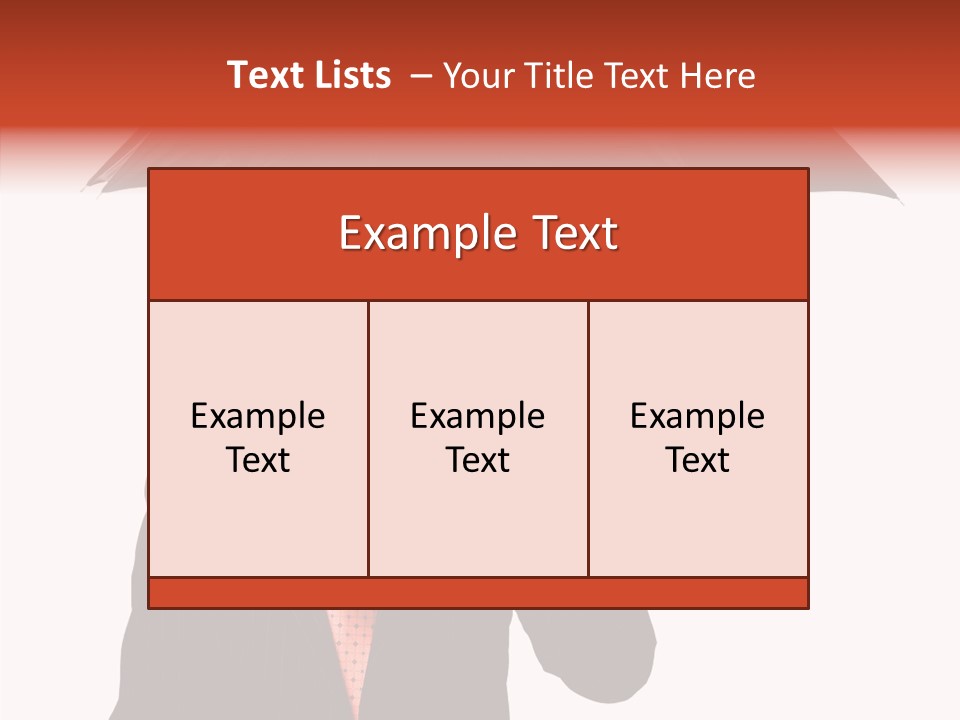 Per On Writing Table PowerPoint Template