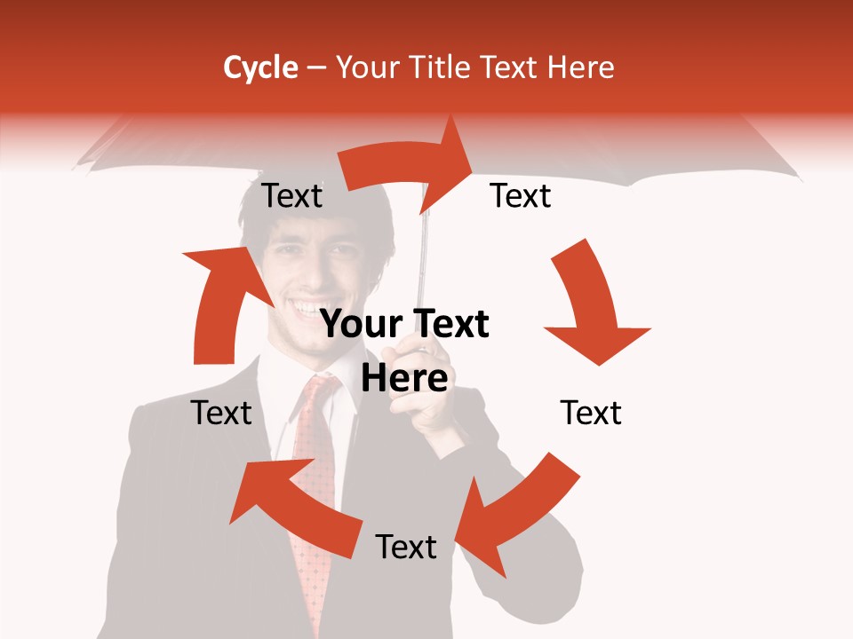 Per On Writing Table PowerPoint Template