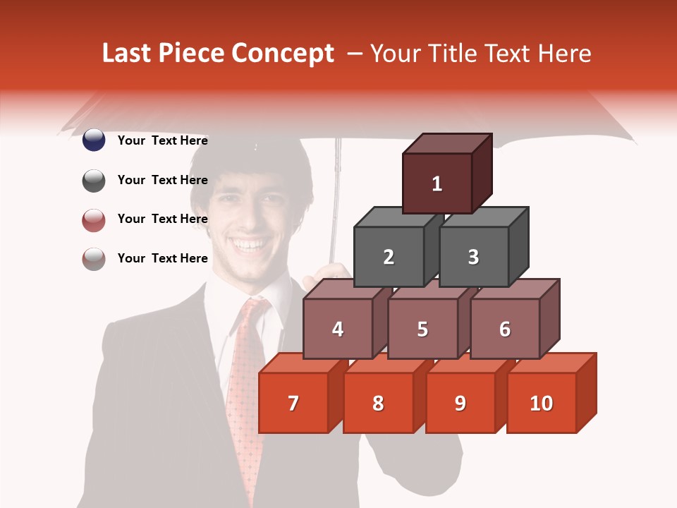 Per On Writing Table PowerPoint Template