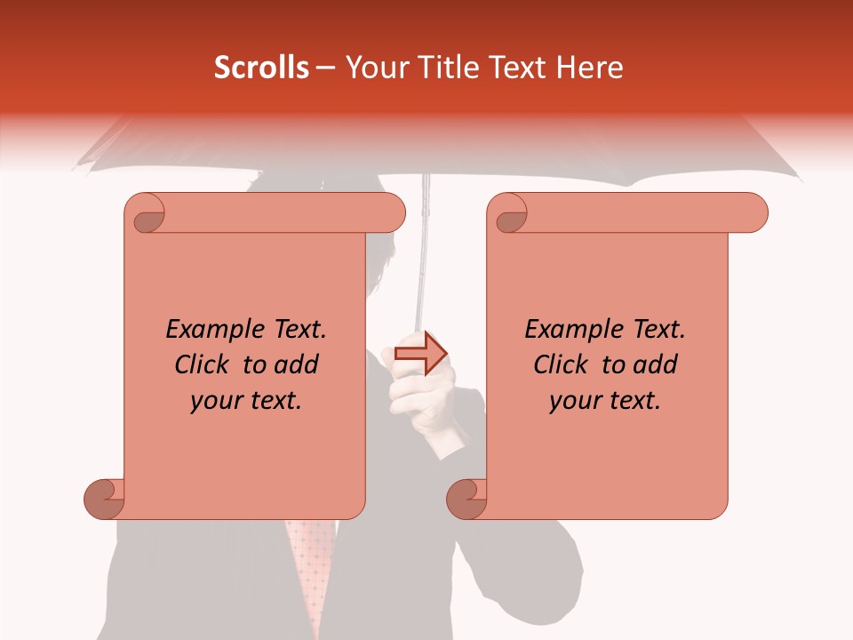 Per On Writing Table PowerPoint Template