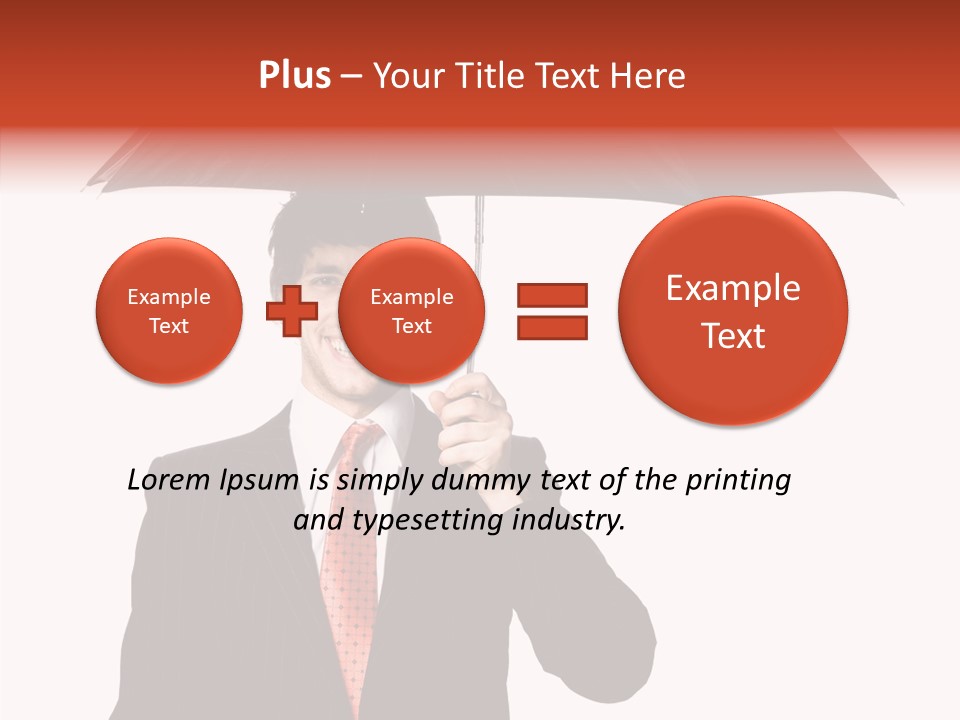 Per On Writing Table PowerPoint Template