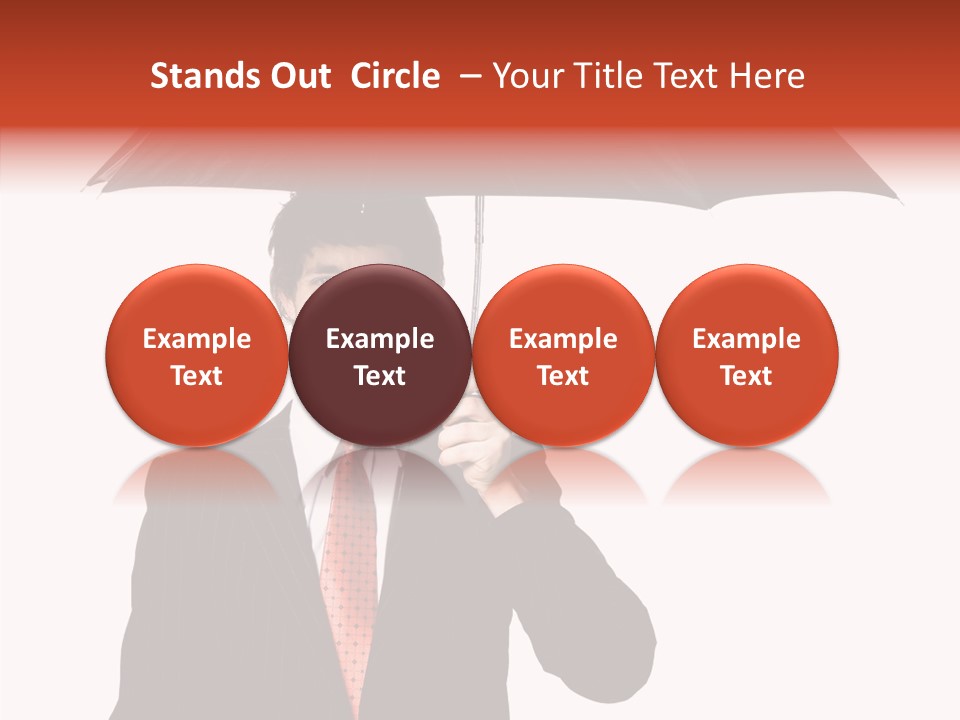 Per On Writing Table PowerPoint Template