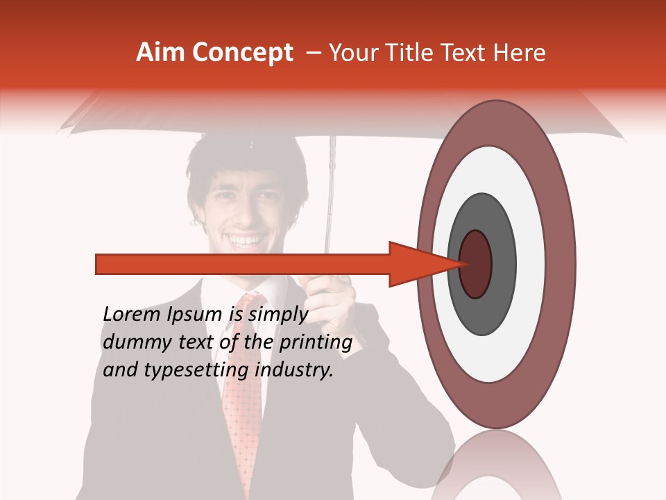 Per On Writing Table PowerPoint Template