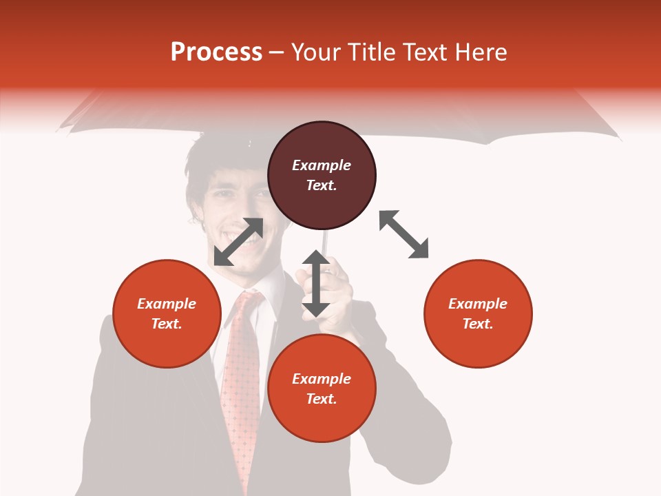 Per On Writing Table PowerPoint Template