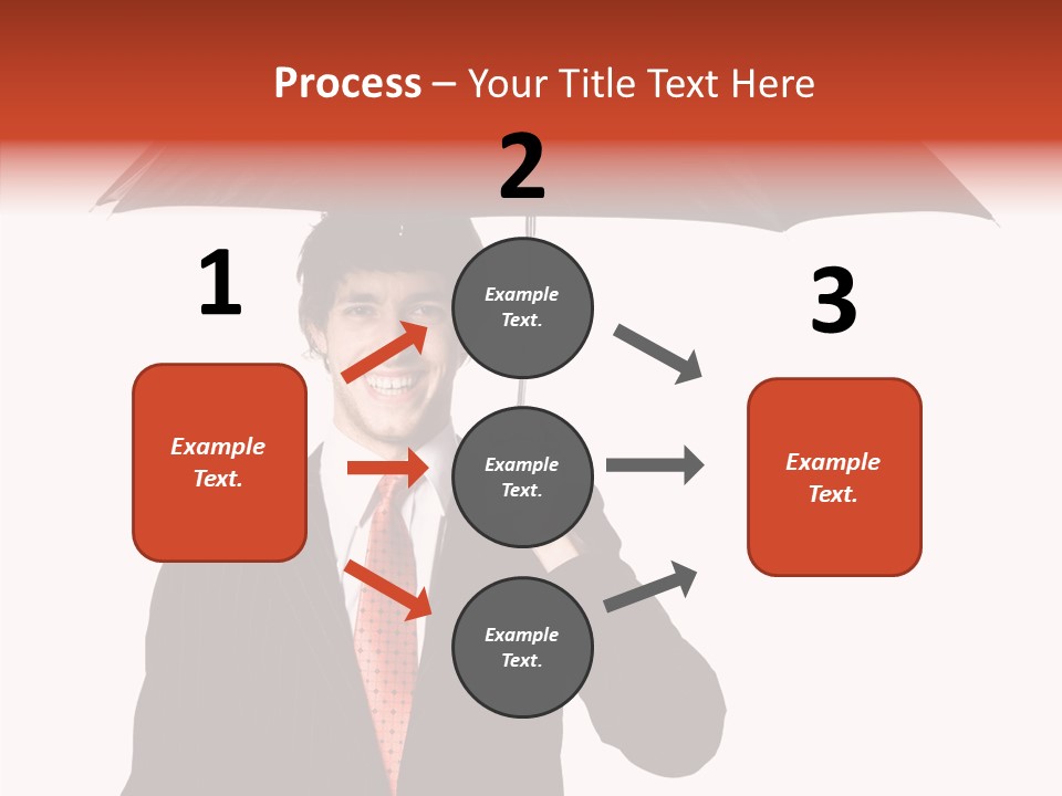 Per On Writing Table PowerPoint Template