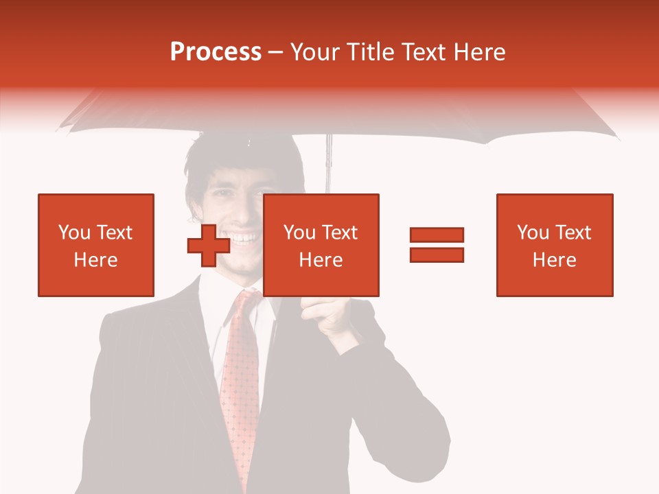 Per On Writing Table PowerPoint Template