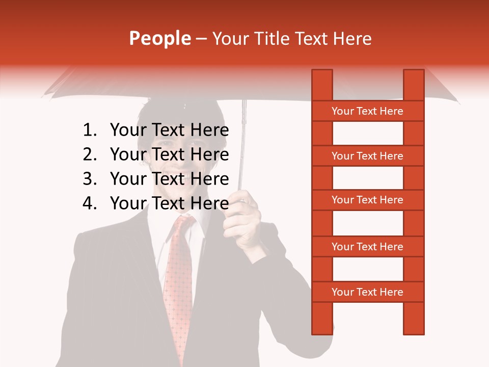 Per On Writing Table PowerPoint Template
