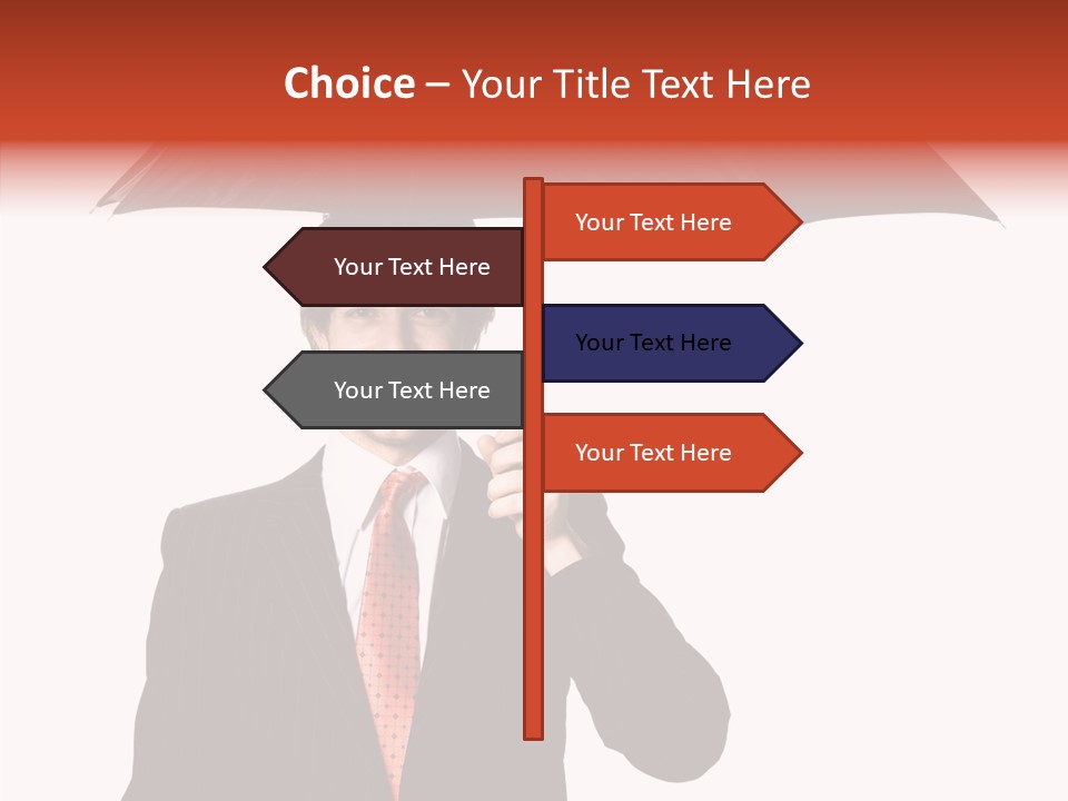 Per On Writing Table PowerPoint Template