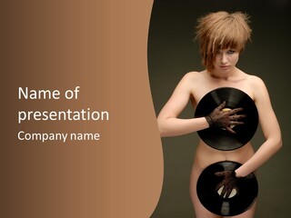 Fan Disk Piercing PowerPoint Template