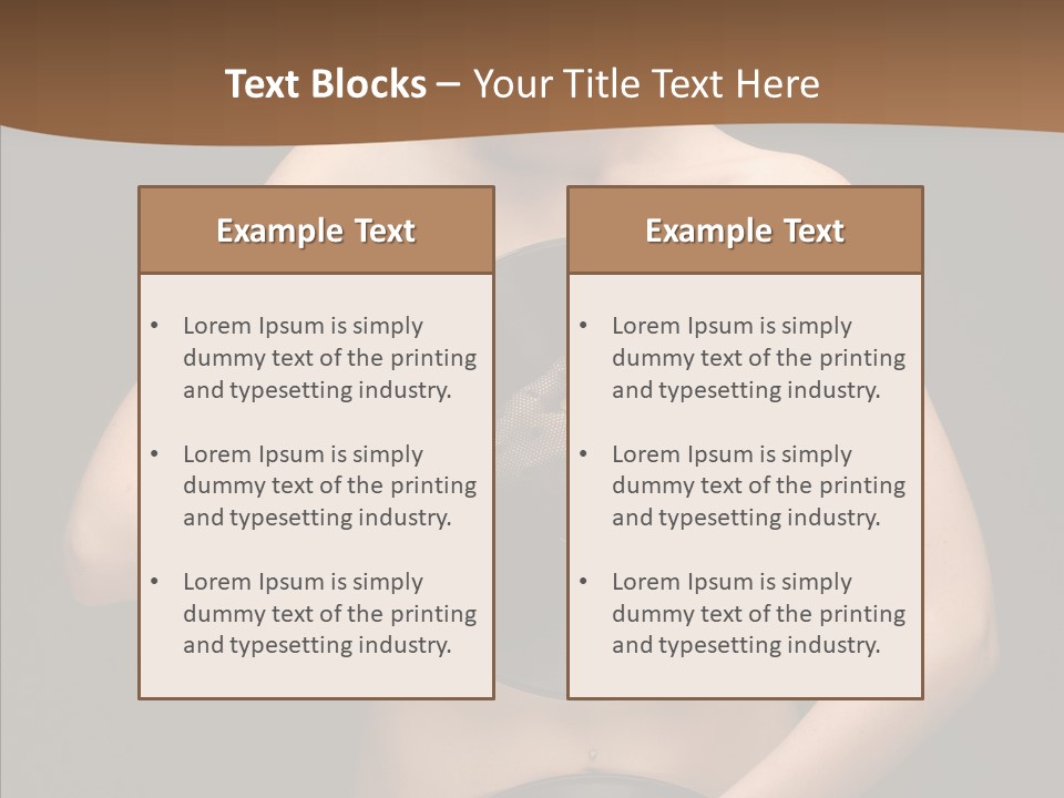 Fan Disk Piercing PowerPoint Template